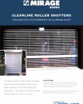 Series 35 Aluminium Roller Shutter - Mirage Doors